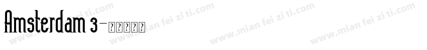 Amsterdam 3字体转换